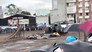 Monster truck plows through crowd in Colombia leaving 2 dead and at least 37 injured