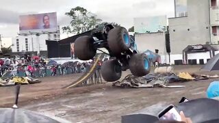 Monster truck plows through crowd in Colombia leaving 2 dead and at least 37 injured