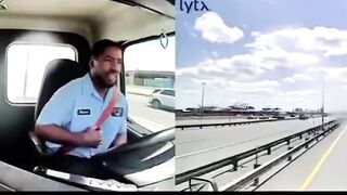 Dashcam video shows United Airlines flight striking truck during landing at Newark AP