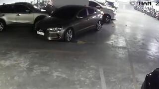 Chinese Woman Killed in Parking Garage? Terrible Driving (in front of Husband)