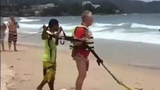 Nervous Tourist Panics and Unbuckles his Harness before falling 40 feet, he Passed Away (See Description)