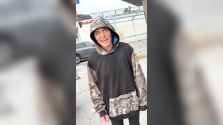 A homeless woman was accused of being an undercover cop