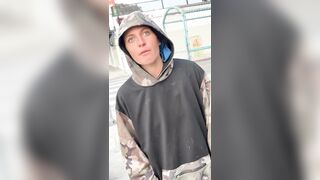 A homeless woman was accused of being an undercover cop