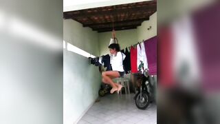 Shocking Video shows Girl try to Hang Herself then Her Parents Show Up