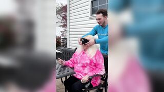 Finger in Dog's Butt PRANK