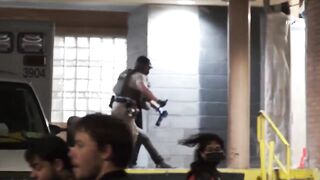 Police And Anti-ICE Protesters Clashed At Hospital Over Illegal With Criminal Records