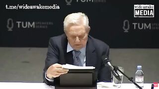 George Soros Appears to Suffer Stroke While Reading from a WEF Script.