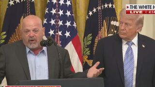Pawn Stars' Rick Harrison joins President Trump at the White House: