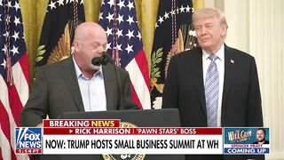 Pawn Stars' Rick Harrison joins President Trump at the White House: