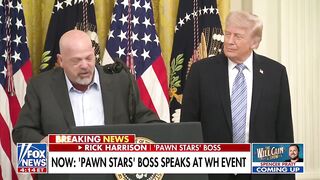 Pawn Stars' Rick Harrison joins President Trump at the White House: