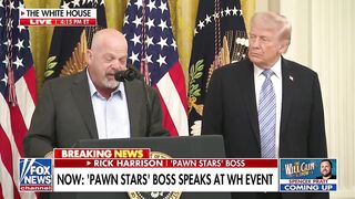 Pawn Stars' Rick Harrison joins President Trump at the White House: