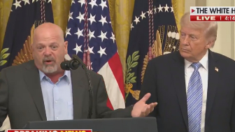 Pawn Stars' Rick Harrison joins President Trump at the White House: