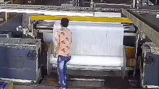 Man Suffocated Squeezed to Death by Shrink Wrap Machine