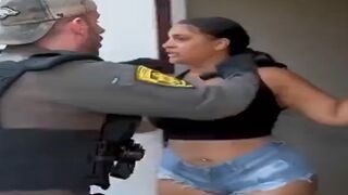 (Parody) Thick Chick has a Black Belt in Resisting Arrest