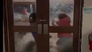 Freak Wave Smashes Down Doors Nearly Crushing People to Death in Marshall Island
