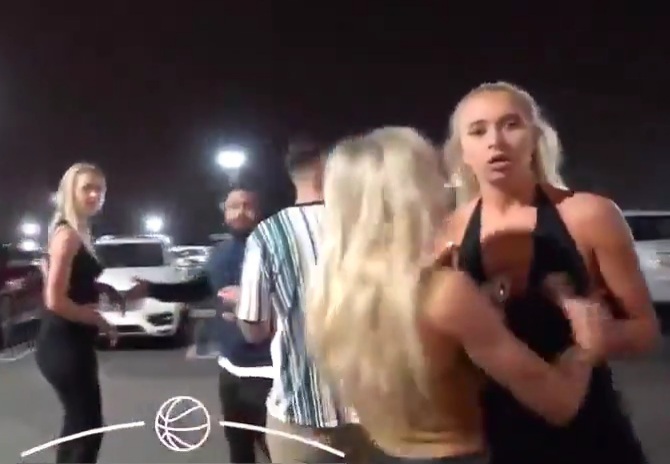Karen flips out on the guy filming her drunk public brawl…
