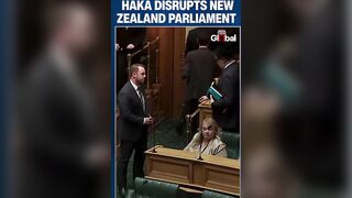 HAKA DISRUPTS NEW ZEALAND PARLIAMENT