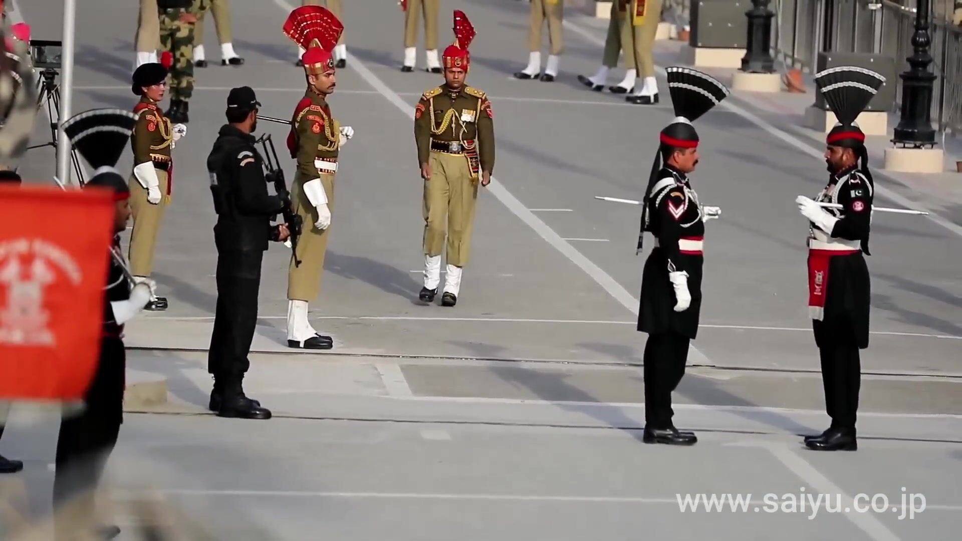 FLAG CEREMONY: PAKISTAN VS INDIA