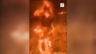 Bator, Mongolia: Fuel Tanker Explodes leaving 6 Dead..Shock to the People Recording