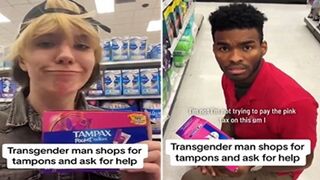 Mental Patient Pretending to be a Man .. .Harasses Store Employee over Not Having Tampons for "Men"