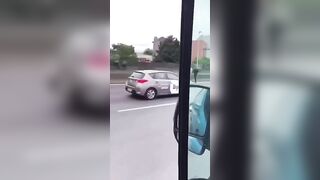 Man killed by car while fleeing from police because he had a Joint!