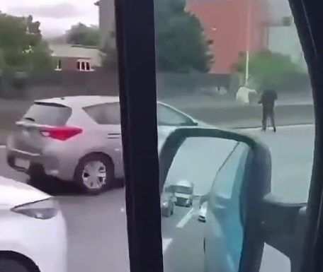 Man killed by car while fleeing from police because he had a Joint!