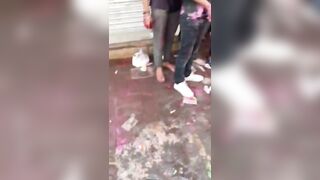 This Went too Far..Japanese Girl Egged and Grabbed by Locals during Festival