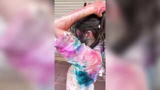 This Went too Far..Japanese Girl Egged and Grabbed by Locals during Festival