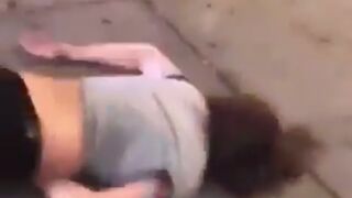 White Girl and her Friend Fight Older Black Man...