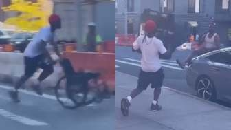 Doing all that to a guy with one leg ...