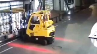 Gruesome Forklift Accident Kills Man Instantly