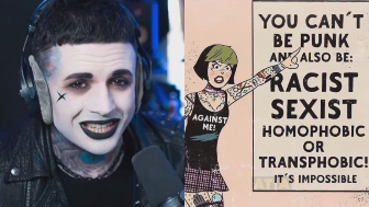 Punks are retarded now. Leftism infected it and ruined it.