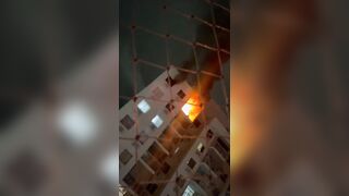 Shocking Sad Video shows Man went back into Fire to Save his Dog..Never Came Out (See News in Description)