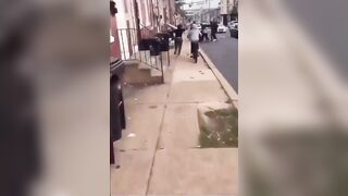 Shock Video Shows a Group of Black Thugs Target White Man on Streets of Baltimore and Mercilessly Beat Him Down