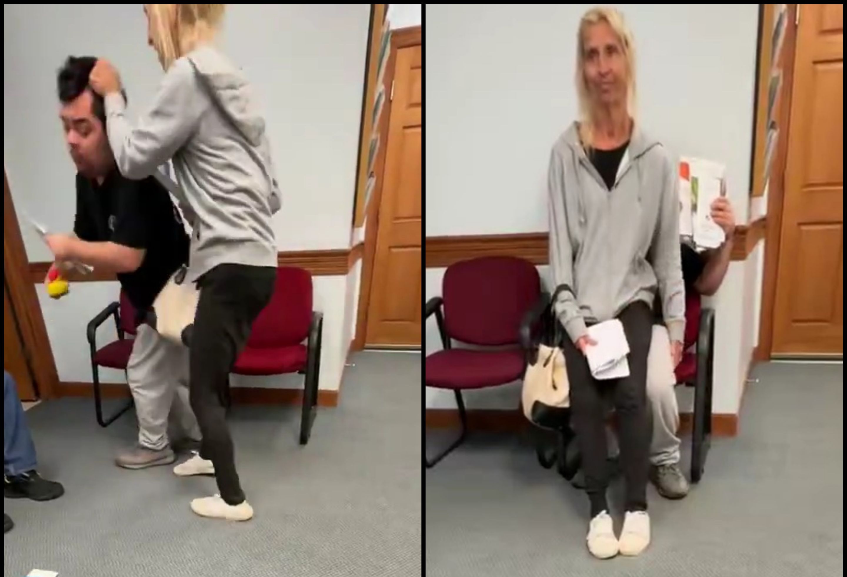 Everyone watching this scum bag mother abuse her son and no one is saying anything?