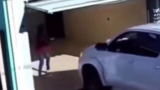 Attempted Murder on his Wife by Truck...Leaves her Screaming until Neighbors Show Up