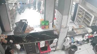 People set fire to shop