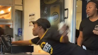 Employee emptied the cash register before walking out the job