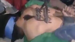 Man gets Brutally Branded "The RAT" in Spanish on his Back