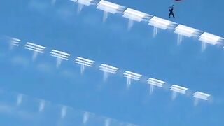 Air Show goes Wrong: 3 Parachutists Malfunction, (Watch Full Video for 3rd Victim)