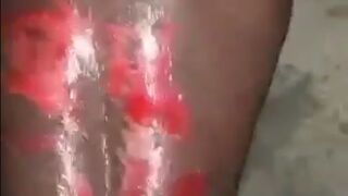 Nigerian Man is Pain Tortured by Acid and Salt then the Machete (Watch until End)