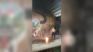 Trickster Lights his Genitals on Fire during Trickery