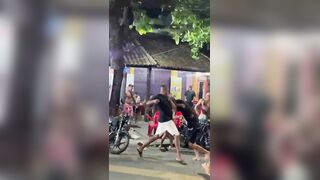 Argument ends in a general brawl in Padre Miguel; video
