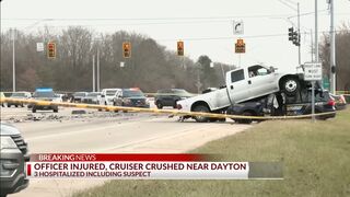 Police ID suspect, Crash/Shooting, Dayton, Ohio, Jan.9th 2024.