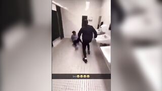 Black Girl Bully in the Bathroom gets Instant Right Hand Justice