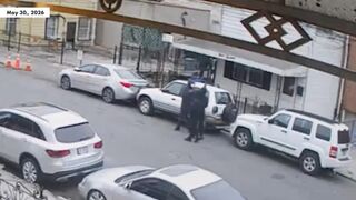 DA releases footage of gangs shooting over 180 bullets in the middle of the streets in Brooklyn.