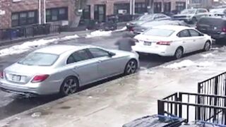 DA releases footage of gangs shooting over 180 bullets in the middle of the streets in Brooklyn.
