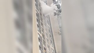 Amazing Woman stuck in her Burning Apartment becomes Spider Woman (Multiple Camera Angles)