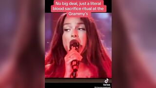 Eh, Nothing to See here... Just a Demonic Blood Ritual at the Grammy's