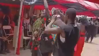 Dancing with a loaded shotgun in a crowd during a funeral; what could go wrong